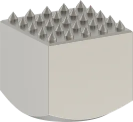 Bosch PRO SDS max-5C Carbide Bush Head with 25 pointed teeth.