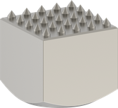 Bosch PRO SDS max-5C Carbide Bush Head with 25 pointed teeth.