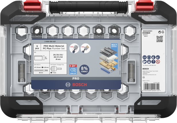 Bosch PRO Multi Material PC Plus Hole Saw Set 9 pcs.