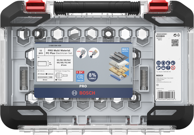 Bosch PRO Multi Material PC Plus Hole Saw Set 11 pcs.