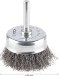 Bosch PRO Metal clean Cup Brush 50 mm straight shank.