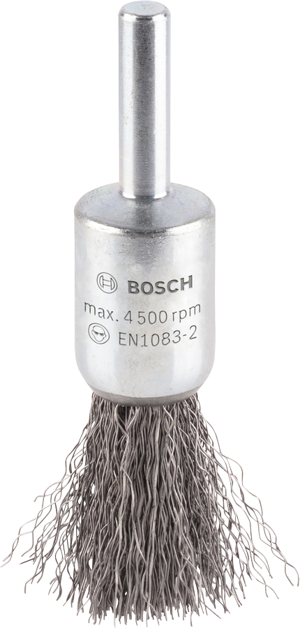 Bosch PRO Metal clean End Brush straight shank 15mm.