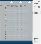 Bosch PRO Construct Wood Circular Saw Blade compatibility chart.