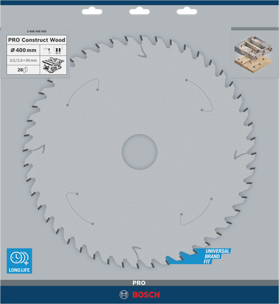 Bosch PRO Construct Wood Circular Saw Blade 400 mm.