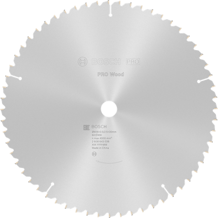 Bosch PRO Wood circular saw blade 406 mm diameter.