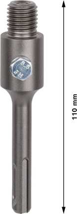 PRO SDS plus Adapter, 105 mm Bosch PRO SDS plus Adapter 105 mm for drill accessory.