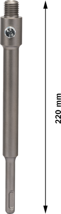 PRO SDS plus Adapter, 220 mm, M16 Bosch PRO SDS plus Adapter 220 mm M16 for drills.