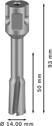 Bosch PRO Metal TCT Annular Cutter 14 x 50 x 93 mm.