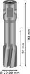 Bosch PRO Metal TCT Annular Cutter, 20 mm diameter.
