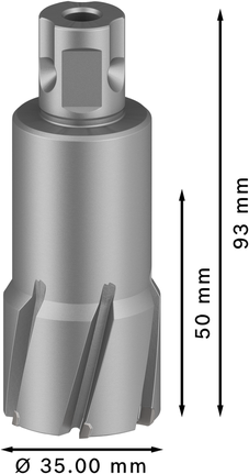 Bosch PRO Metal TCT Annular Cutter 35 mm diameter.