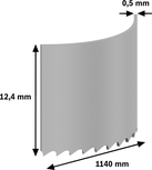 Bosch PRO CB4418 Band Saw Blade 1140 mm for metal.