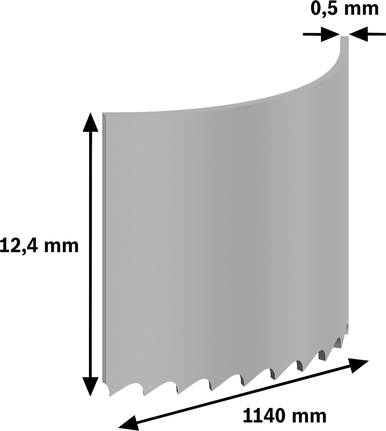 Bosch PRO CB4418 Band Saw Blade 1140 mm for metal.