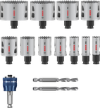 Bosch PRO Multi Material PC Plus Hole Saw Set, 14 pcs.
