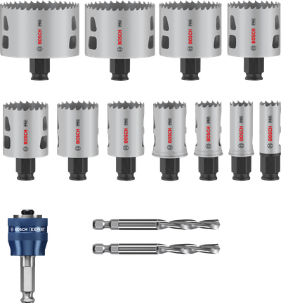 Bosch PRO Multi Material PC Plus Hole Saw Set, 14 pcs.