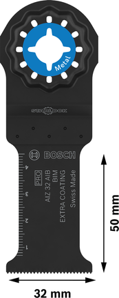Bosch PRO AIZ 32 AIB multitool blade for metal, 32x50 mm.
