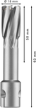 Bosch PRO Metal TCT Annular Cutter 18 x 50 x 93 mm.