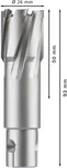 Bosch PRO Metal TCT Annular Cutter 26x50x93 mm.