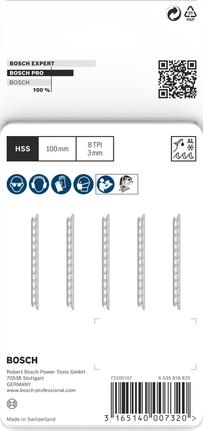 PRO Alu curve T227D Jigsaw Blade, 100 mm, 5 pcs Bosch PRO Alu curve T227D jigsaw blades 100mm 5pcs.