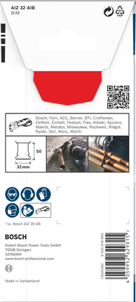Bosch PRO AIZ 32 AIB multitool blade 32×50 mm.