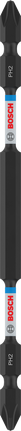 PRO Softwood and Stainless Steel Long Groove Double-Ended Impact Bit, PH2, 150 mm, 2 pcs Bosch PRO Softwood and Stainless Steel PH2 double-ended bit 150mm.