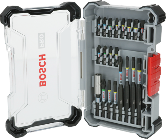 PRO Impact Screwdriver Bit Set Bosch PRO Impact Screwdriver Bit Set 20 pcs in case.