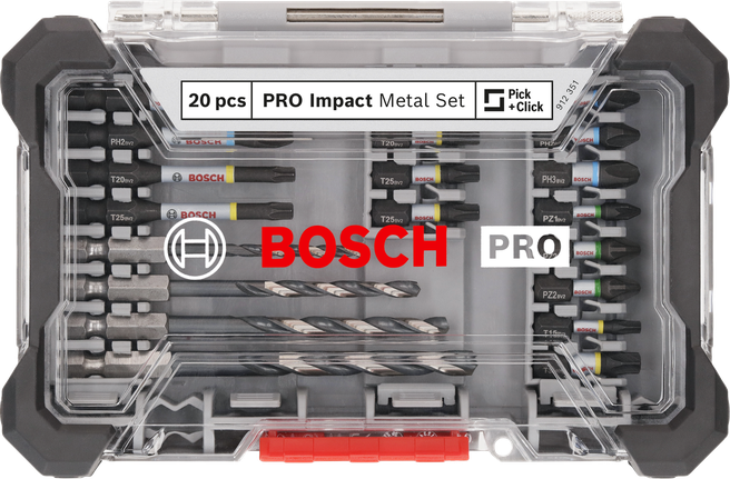 Bosch PRO Impact Metal Set 20 pcs.
