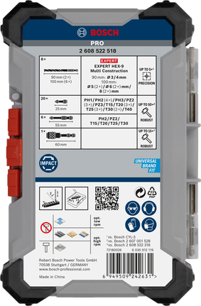 Bosch PRO Impact Mixed Set 35 pcs.