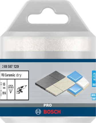 Bosch PRO Ceramic dry Core Cutter 65 mm for tile cutting.