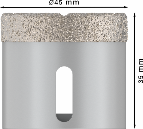 Bosch PRO Ceramic dry core cutter 45x35 mm X-LOCK.