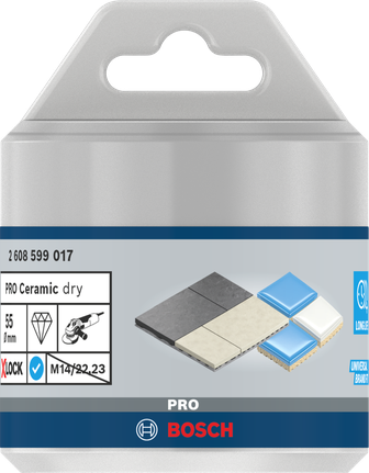 Bosch PRO Ceramic dry Core Cutter 55 mm X-Lock for tiles.