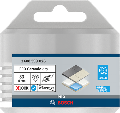 Bosch PRO Ceramic dry Core Cutter 83 mm X-Lock.