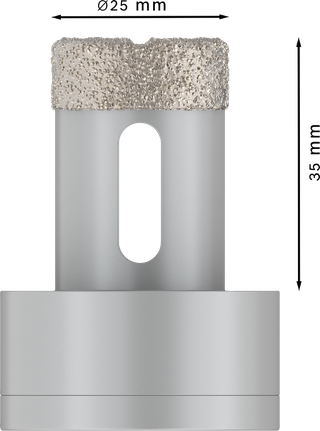 Bosch PRO Ceramic dry Core Cutter 25x35 mm X-Lock.
