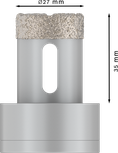 Bosch PRO Ceramic dry Core Cutter 27x35 mm X-Lock.