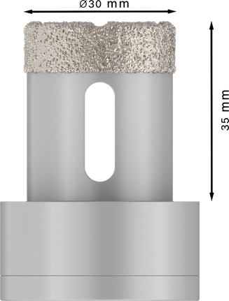 Bosch PRO Ceramic dry Core Cutter 30x35 mm X-Lock.