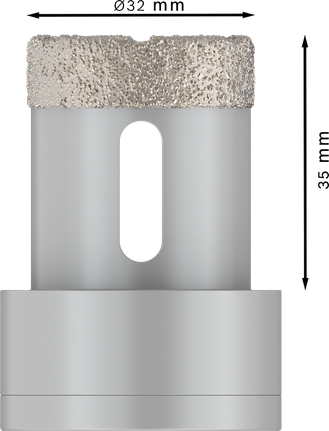 Bosch PRO Ceramic dry Core Cutter 32x35 mm X-Lock.