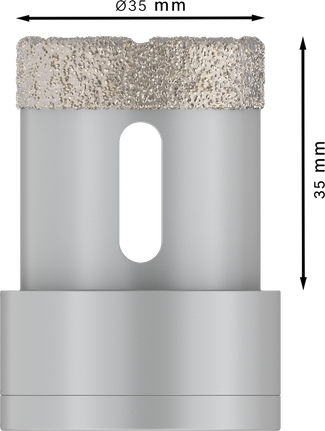 Bosch PRO Ceramic dry Core Cutter 35x35 mm X-LOCK.