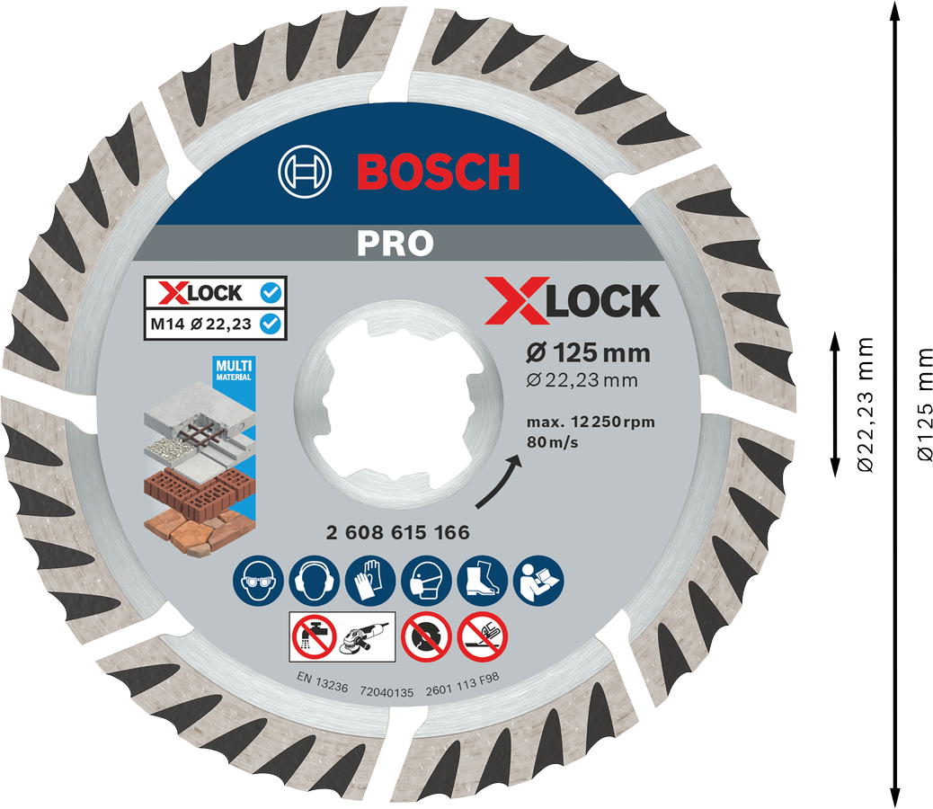 PRO Multi Material Diamond Cutting Disc - Bosch Professional
