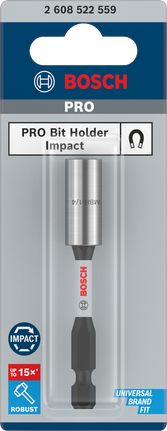 PRO Standard Bit Holder Impact, 75 mm Bosch PRO Standard Bit Holder Impact 75 mm.