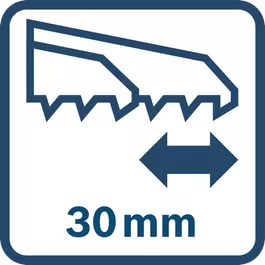 Stroke length 30 mm