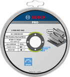 Bosch PRO stainless steel and metal cutting disc 105 mm.