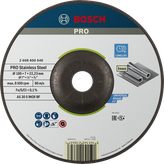 Bosch PRO Stainless Steel Grinding Disc 180 x 7 mm for Inox.