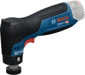 Bosch GEX 12V-32 cordless random orbit sander.