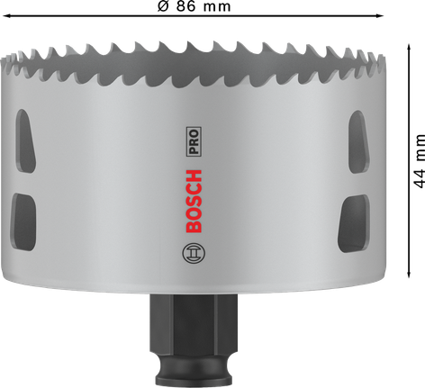 PRO Multi Material PC Plus Hole Saw, 86 mm PRO Multi Material PC Plus Hole Saw, 86 mm