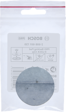 PRO Backing Pad Clip, X-Lock Bosch PRO backing pad X-Lock 3/8″.