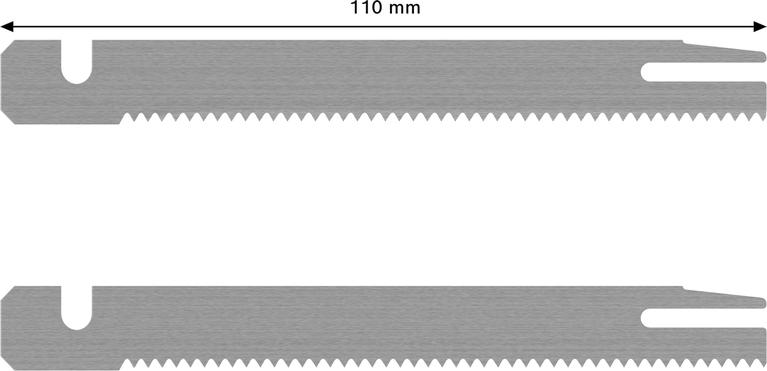 PRO Foam Saw Blade, 70 mm, 2 pcs Bosch PRO Foam Saw Blade 70 mm 2-piece set for thick foam.
