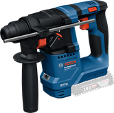 Bosch GBH 18V-18 cordless rotary hammer with side handle.