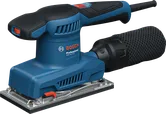 Bosch GSS 20-18 A orbital sander with dust filter.