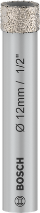 Bosch PRO Ceramic dry Drill Bit 12mm for precise tile drilling.