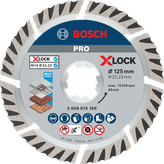 Bosch PRO Multi Material X-Lock Diamond Disc, 125 mm.