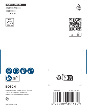 EXPERT Multi Material Carbide Grinding Head Medium, Slanted, 100 mm, 16 mm Bosch EXPERT Multi Material grinding head 100 mm 16 mm.